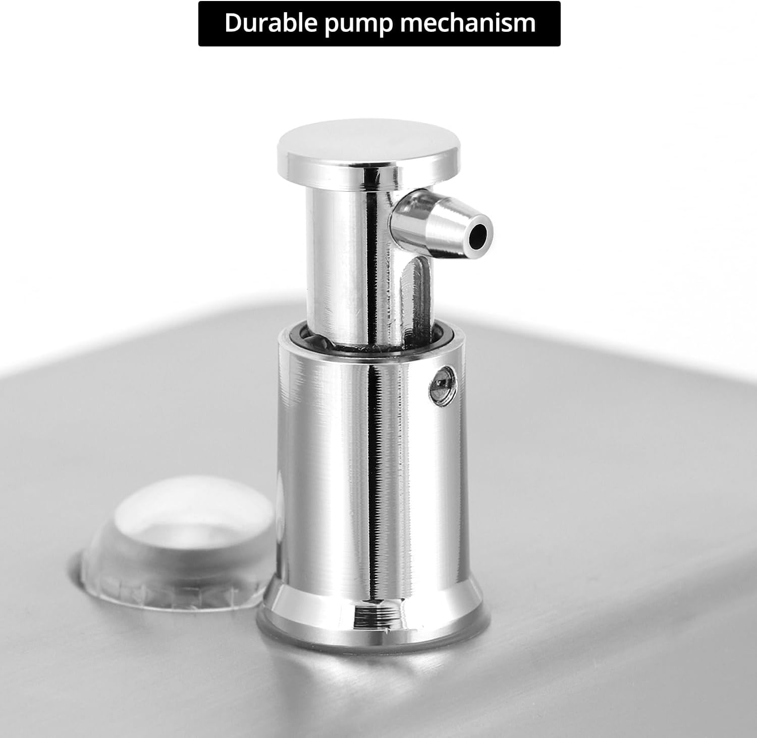 QWORK Wall Mount Stainless Steel Soap Dispenser, 1100 ml / 37 oz, Rust-Proof - Image 5