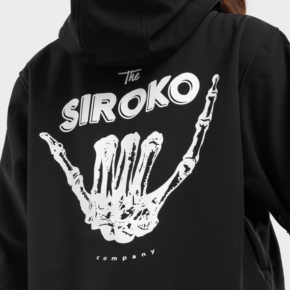 SIROKO Chaqueta para snowboard/esquí esquí y nieve W3-W North Ice Negro