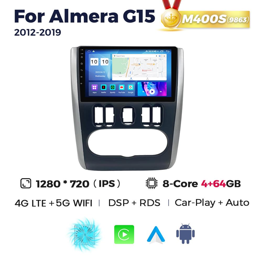 Car Stereo Radio for Almera G15 2012-19…