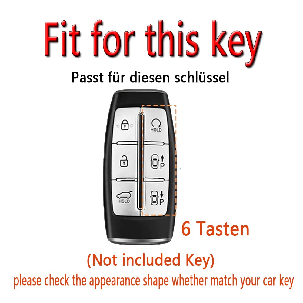 HIBEYO Smartkey - Custodia protettiva per chiave auto per Hyundai