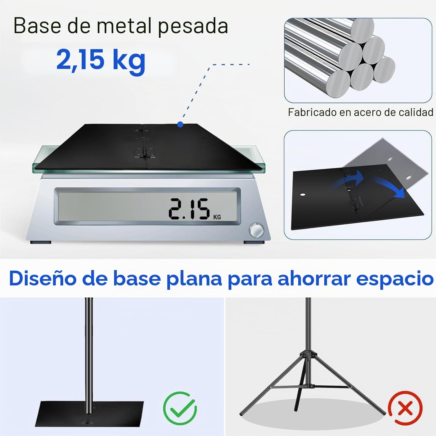 EMART Soporte de Telón de Fondo con Base de Acero Pesado 2,1x6M, Tubos Ajustables y Sistema de Telón de Fondo Drapeado, Ideal para Cumpleaños y Bodas, Negro