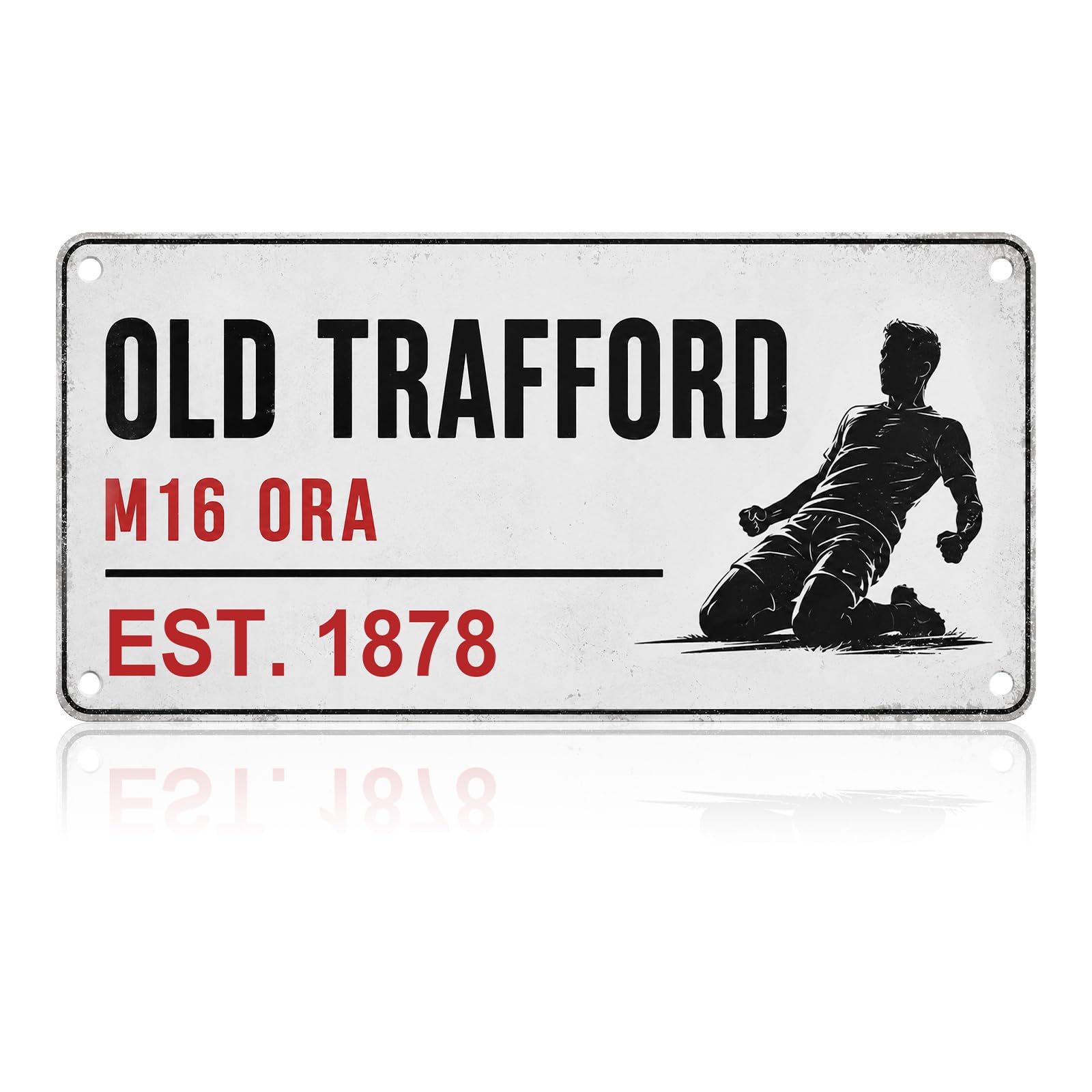 Street Sign for Manchester United Gifts Men Boys Football Man Utd Decor