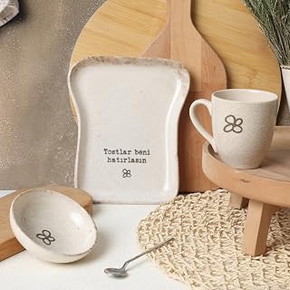 Keramika Atıştırmalık Tost Seti 3 Parça 22501-03