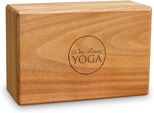 Wai Lana Bloque de yoga de teca - 3"