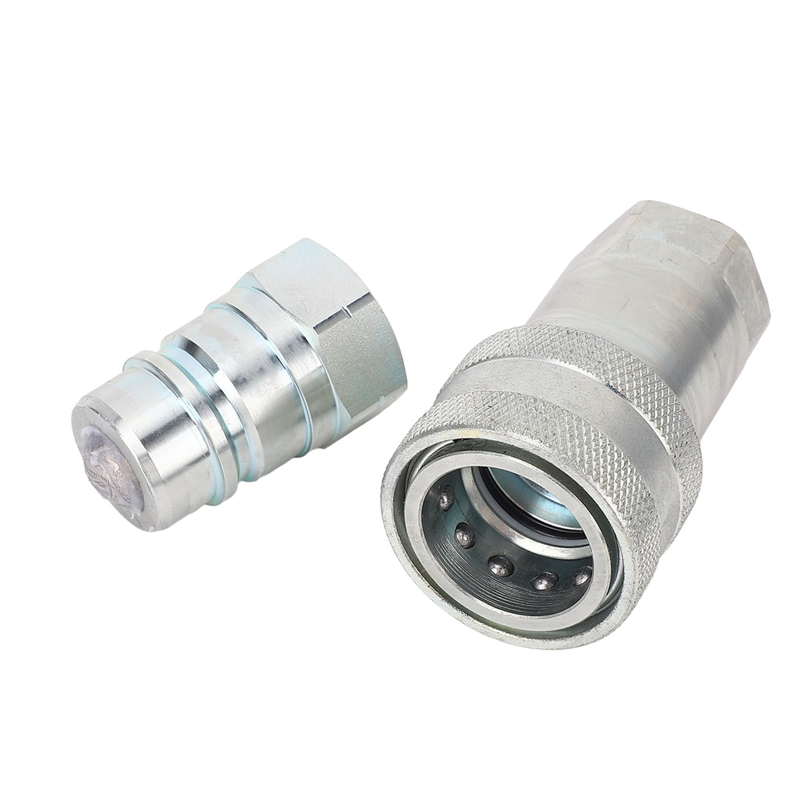 Attacco rapido idraulico NPT 3/4" Set di raccordi idraulici a connessione rapida in acciaio per impieghi gravosi ad alta pressione per attrezzature edili e macchine agricol