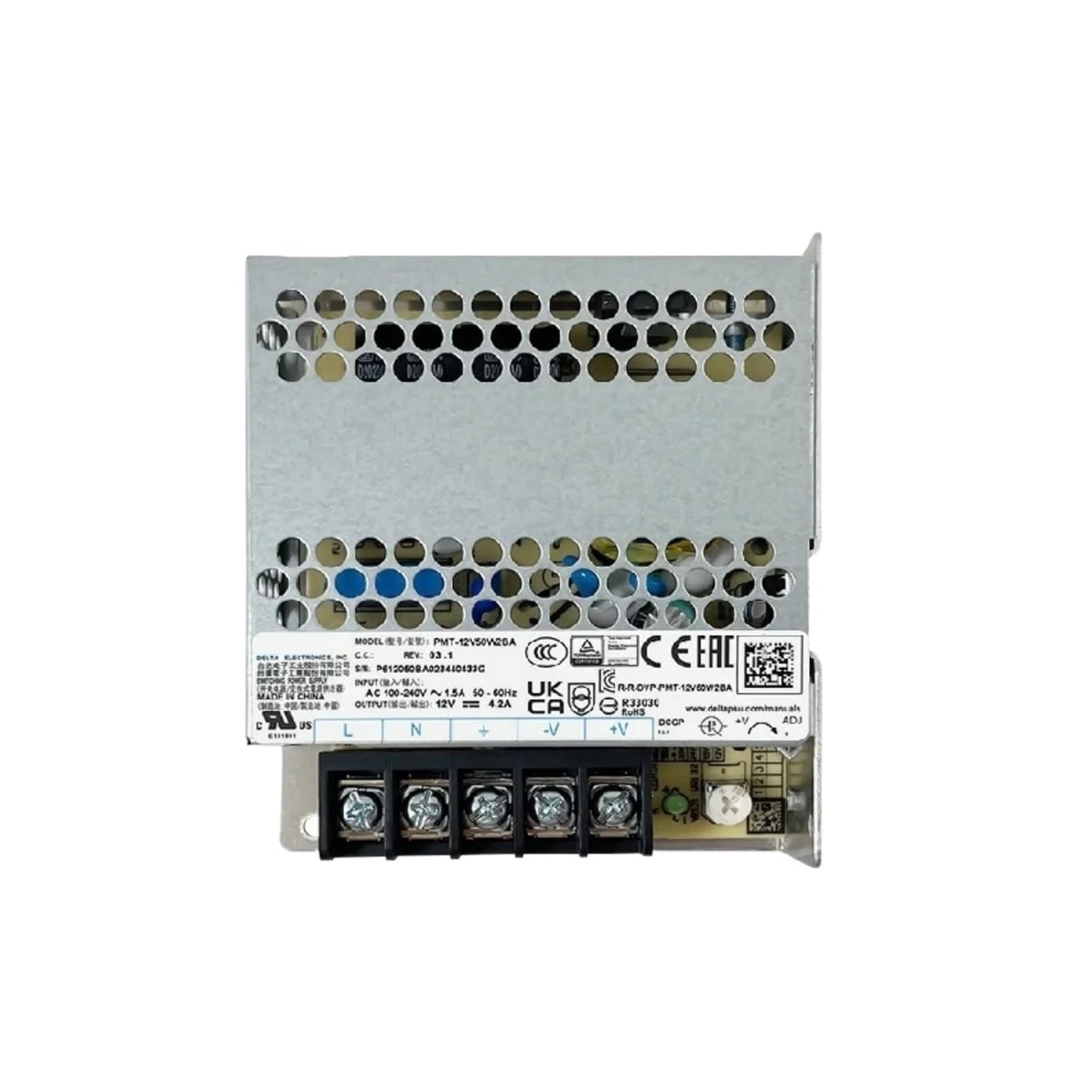 YMUGUEGH PMT-12V50W2BA Flat Panel Switching Power Supply 12V 4.2A 50W