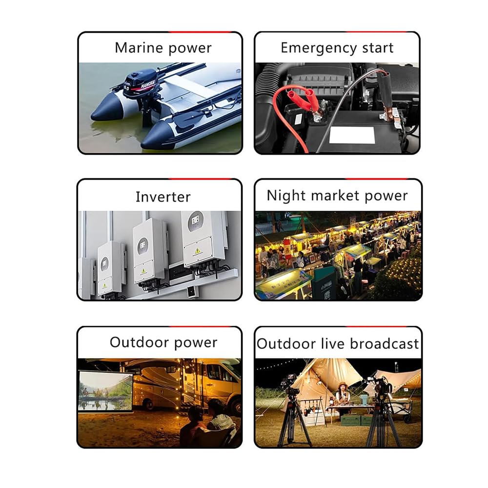 Batería de propulsión para Exteriores de 12,8 V, 60 Ah, 100 Ah, 150 Ah y 200 Ah, batería de Iones de Litio LiFePO4 de 12 V para Barco de Pesca, batería de propulsión Marina