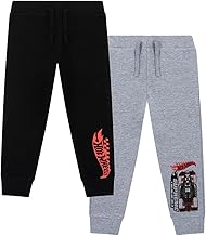Hot Wheels Boys Jogging Bottoms Pack of 2 – 100% Cotton Car Tracksuit Bottoms Multipack