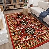 Mohawk Home Mascow Southwestern Red (8' X 10') Area Rug