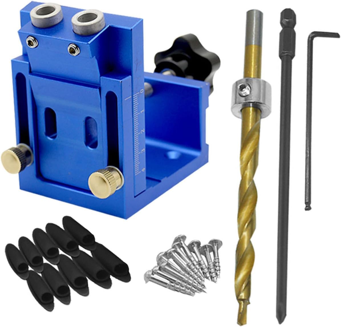 Dowel Hole Locator Kit Portable Woodworking Tool for Accurate Angled Drilling Lightweight Design Easy to Install for Novices and Professionals