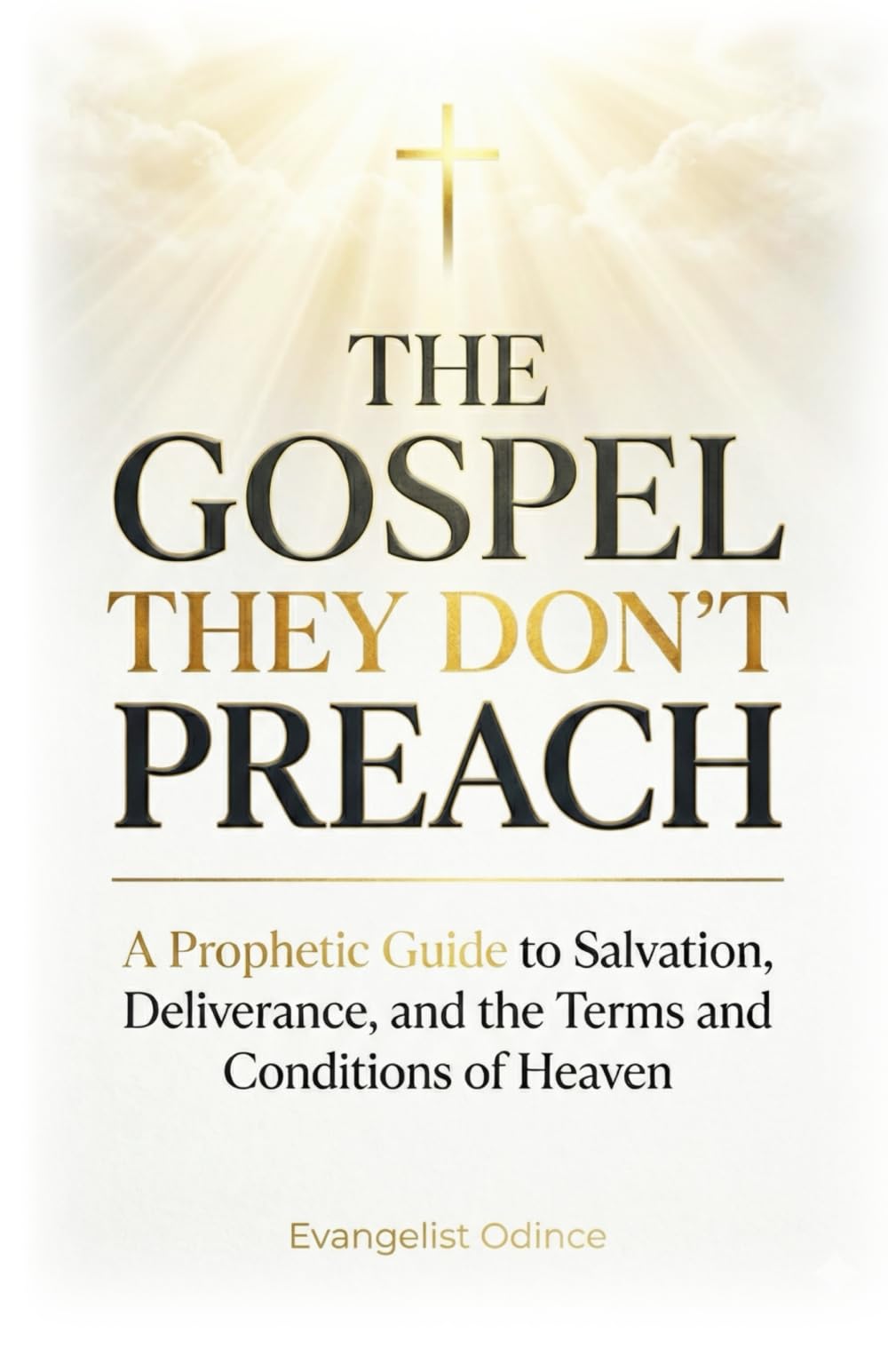 The Gospel They Don't Preach: A Prophetic Guide to Salvation, Deliverance, and the Terms and Conditions of Heaven