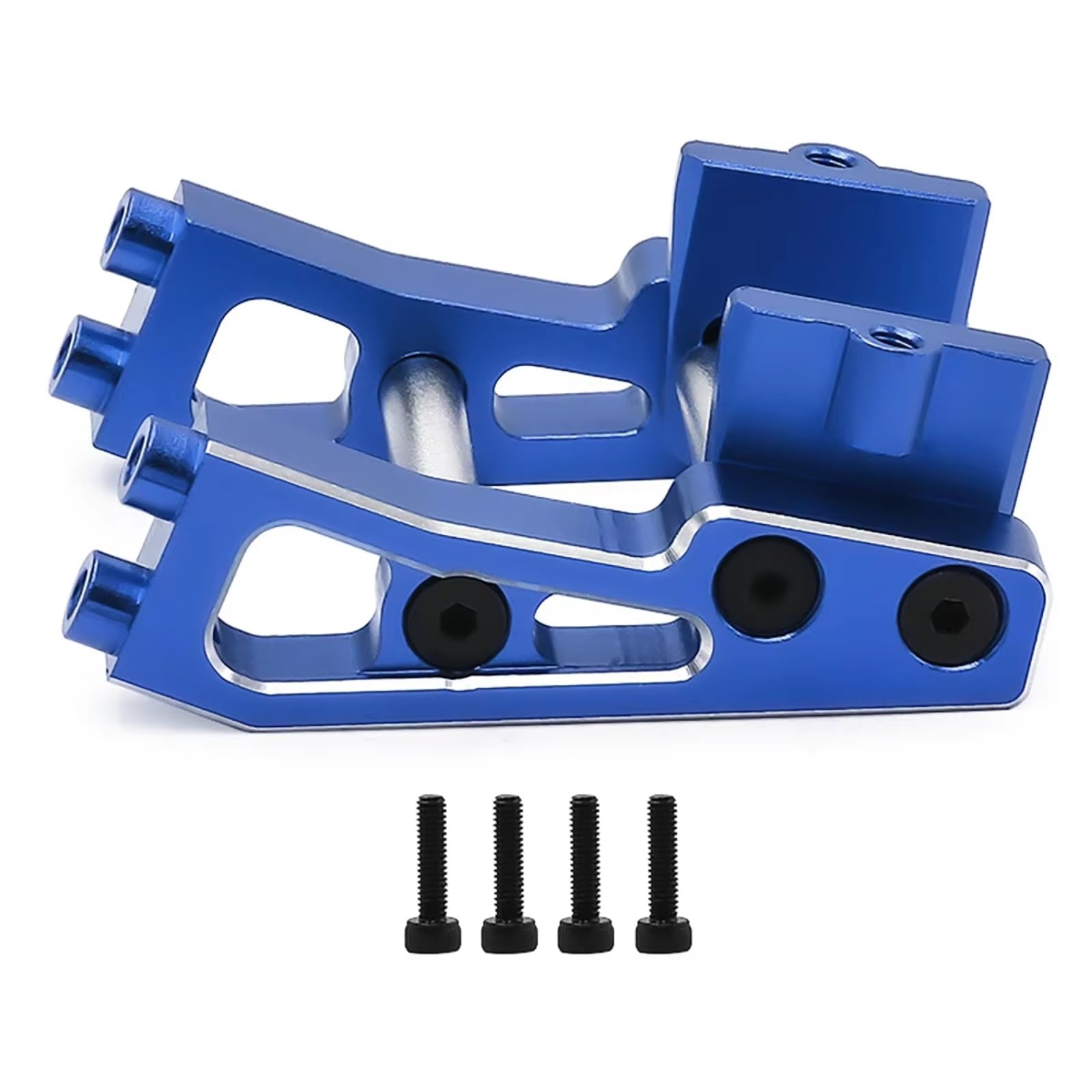 Supporto Alettone Per Arrma Per Typhon Per Grom 223S Per BLX 1/14 | RC Car Supporto Alettone Posteriore in Lega Alluminio Precisione Fissaggio Sicuro e Supporto Leggero(Blue)