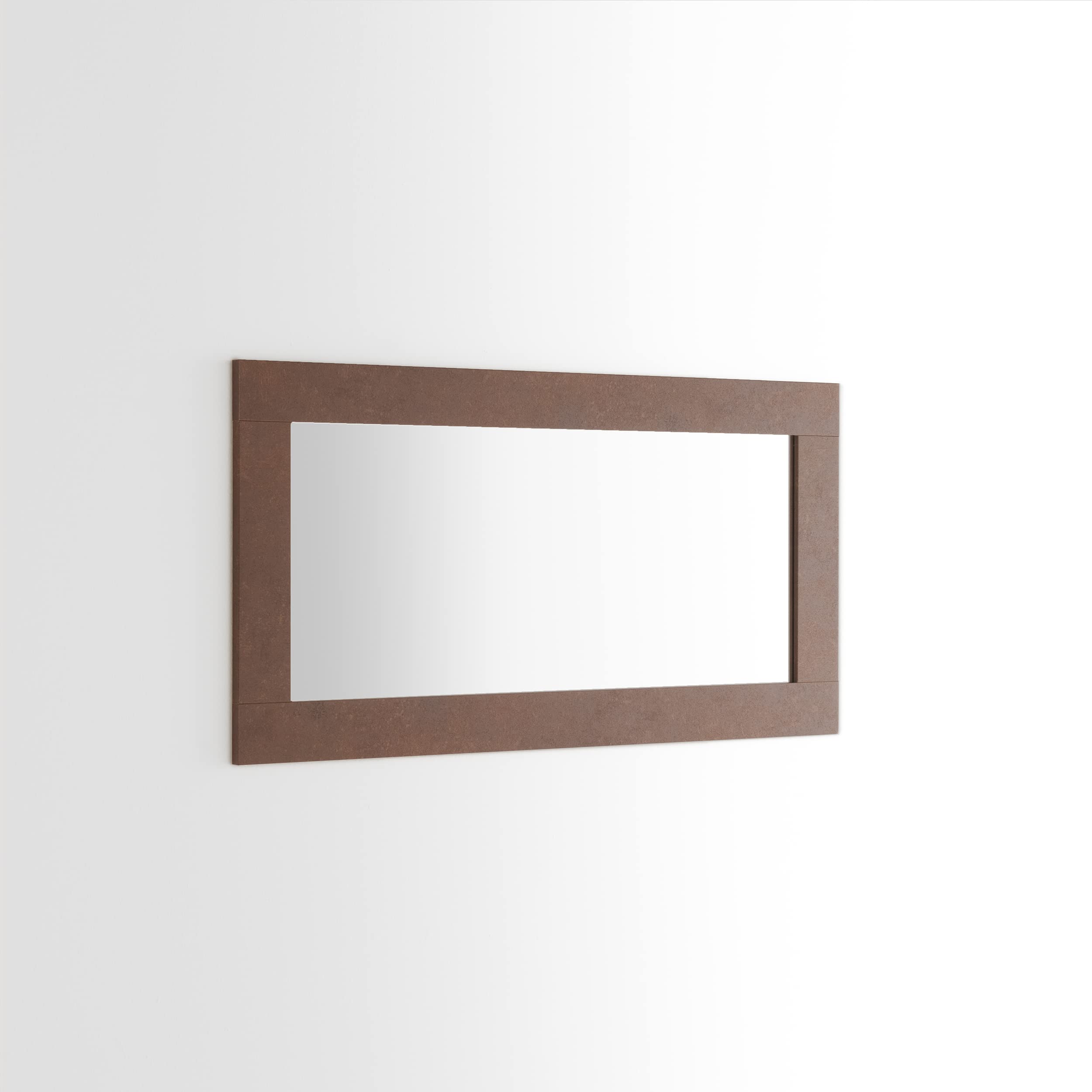 ARHome Specchiera da Parete, 126 x 66, Corten, Specchio Parete Muro, Made in Italy
