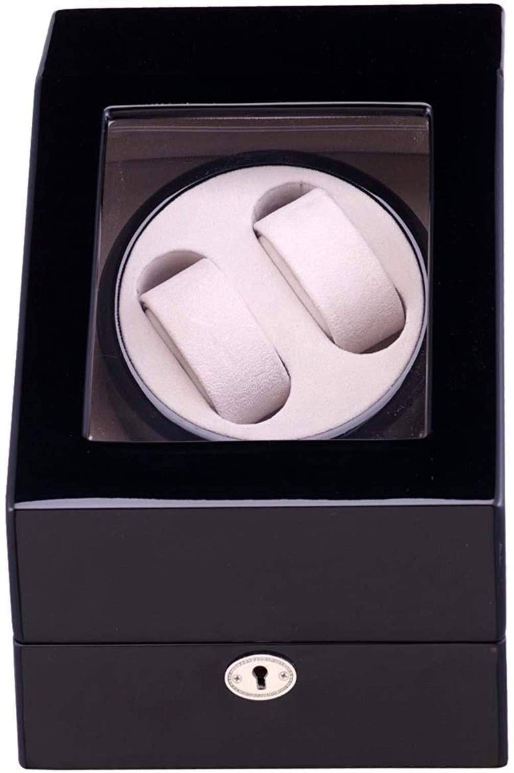 Willing Winder 2 Piano Lacquer para Relojes Automáticos Volver a Ver con Dos Compartimentos 7