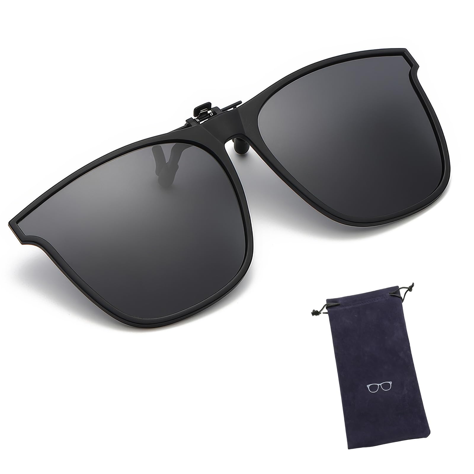 Clip Solaire, 4pcs Polarized lunettes de soleil, Clip sur lunettes de soleil pour la Conduite et Clip Solaire, 4pcs Polarized lunettes de soleil, Clip sur lunettes de soleil pour la Conduite et