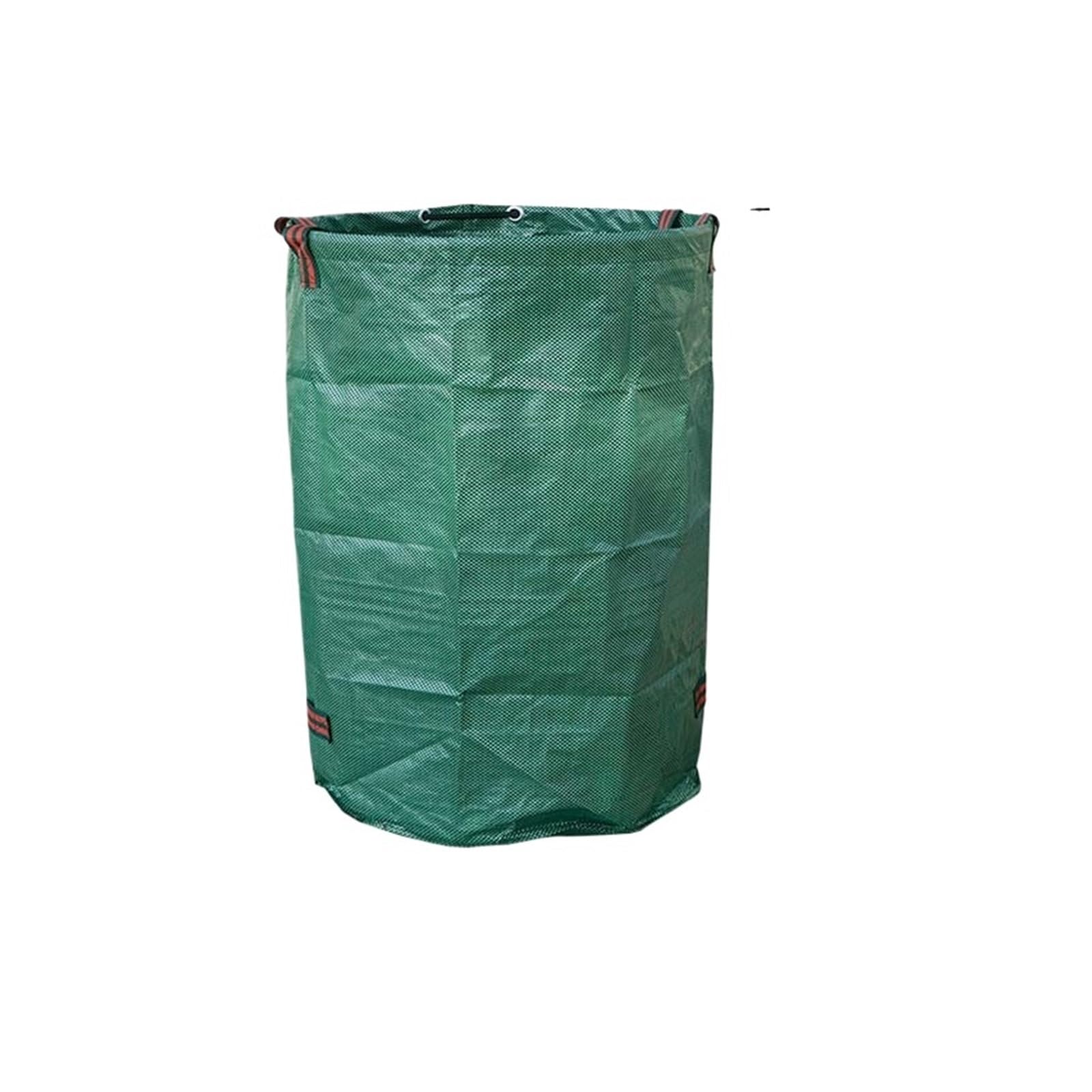 Garden Waste Bags Large - Capacity Green Woven Garden Leaf Bags Ideal For Yard Debris Collection(120L)