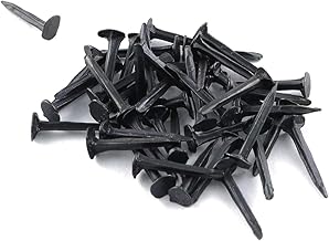 E-outstanding 500pcs Black Iron Stud 13mm Metal Nails Tacks for Shoes Boots Leather Heels Soles Repairs Replacement
