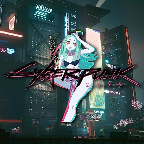 Miniatura 5 de KOZUKI Cyberpunk - Calcomanía de vinilo reflectante impermeable para automóvil, color azul, amarillo, decoración de auto para juegos