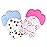 2Pack Silicone Teething Mitt, Soothing Infant Teething Mitten Pain Relief, Prevent Scratches Glove, Safe Silicone Teething Toys for 0-12 Months