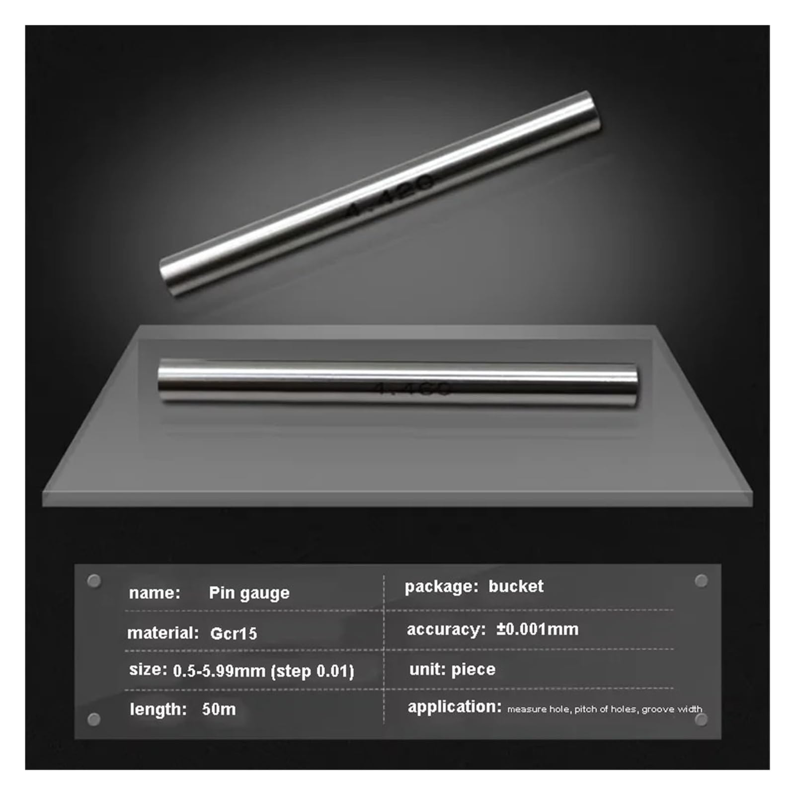 901 sztuk/zestaw precyzyjne stalowe wskaźniki pinowe, zestaw od 1 do 10 mm z przyrostem co 0,01 mm, gładki przyrząd do pomiaru otworów na suwmiarkę Precyzyjny pomiar