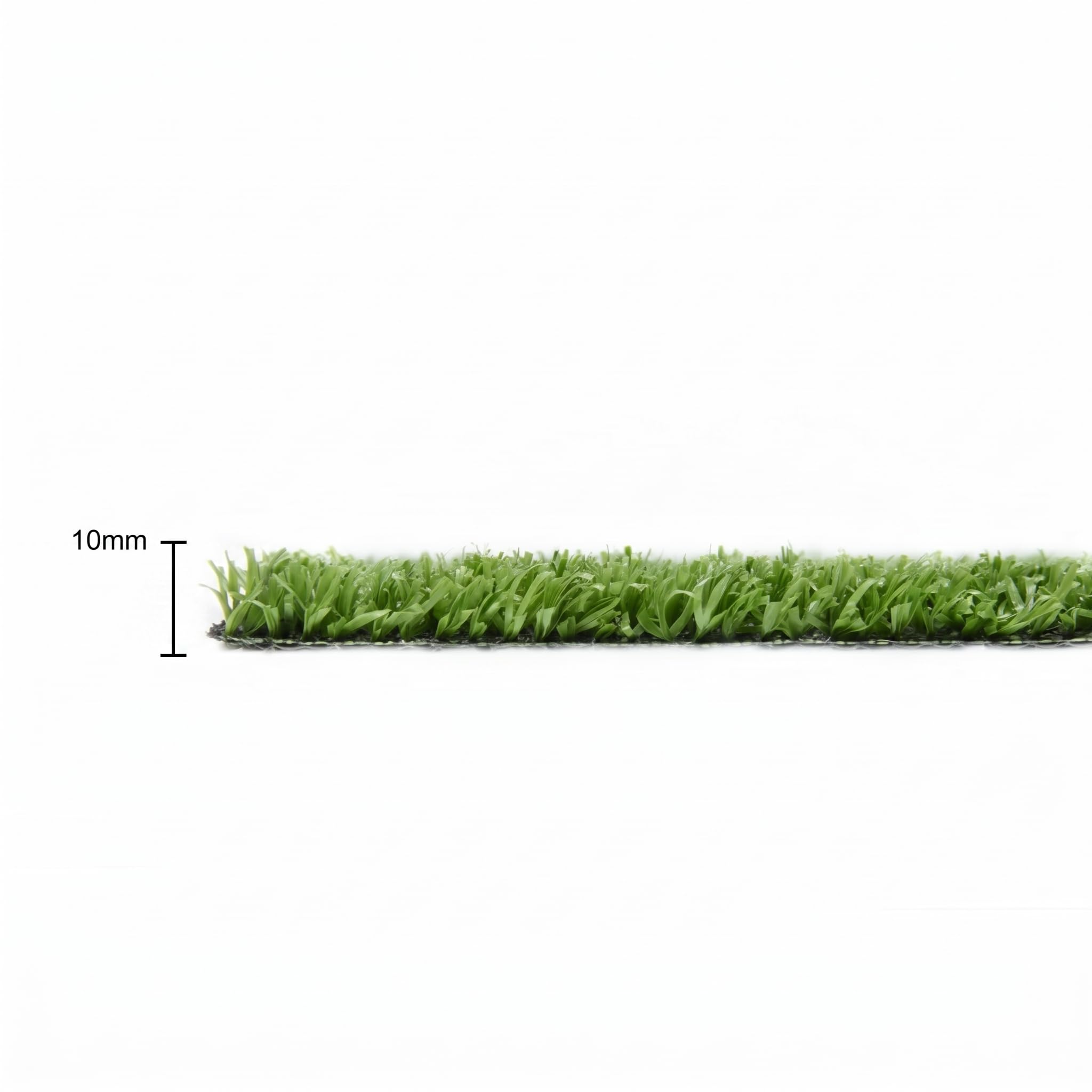 BONERVA Césped Artificial para Terraza 10 mm, Verde, Polipropileno (PP), para Decoración y Tránsito Ligero, Interior y Exterior (2x5 Metros)