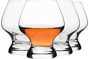 Krosno Cognac Glasses Set of 4: Elevate Your Cognac Experience