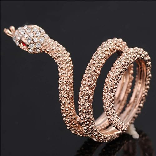 Miniatura 3 de Anillo de serpiente para mujer, anillo de serpiente, anillos de serpiente a la moda, anillos de animales lindos