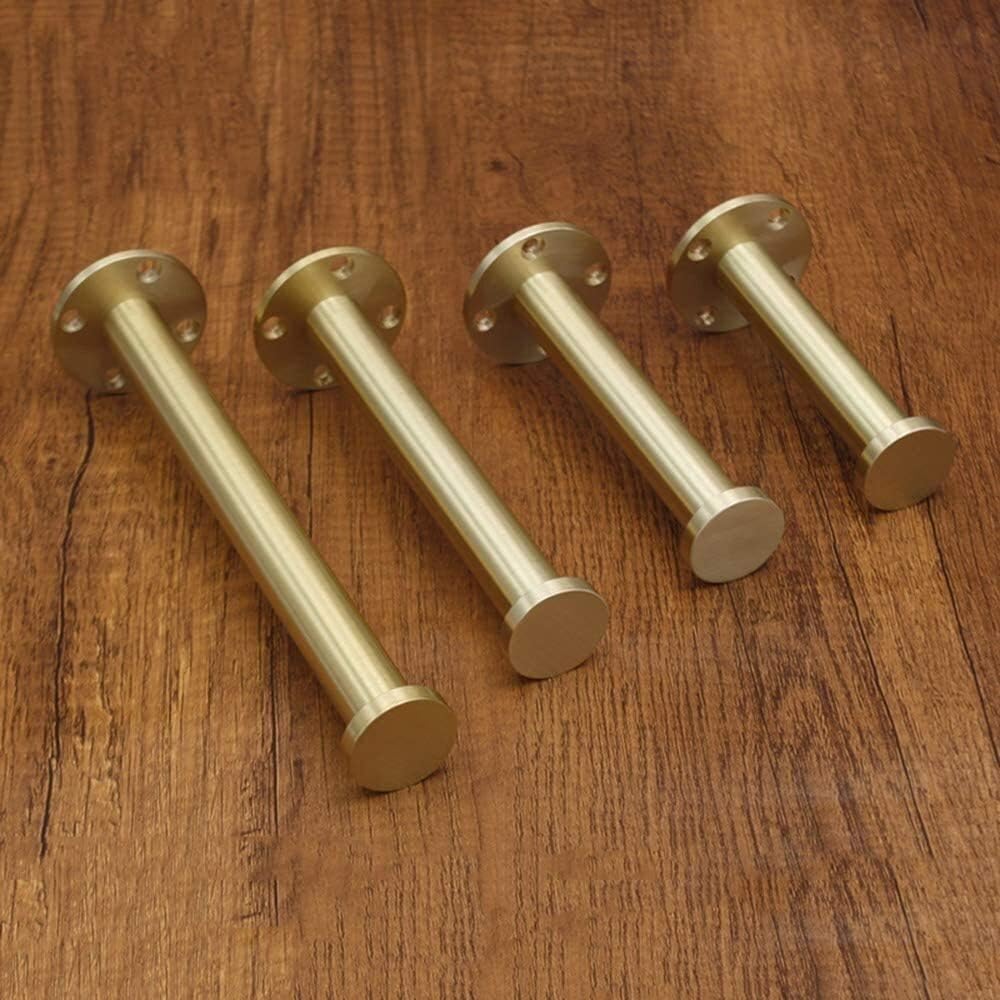 Pure Copper Furniture Legs, Adjustable Sofa Support Feet, 11cm-21cm, Modern Minimalist Style, Hardware Furniture Accessories(1pcs,11cm/4.4in)