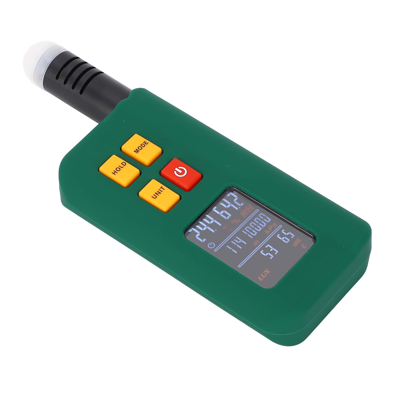 Tester ambientale Temperatura Umidità LX Altezza Pressione atmosferica Rilevatore di rumore Libreria Officina DC 5V