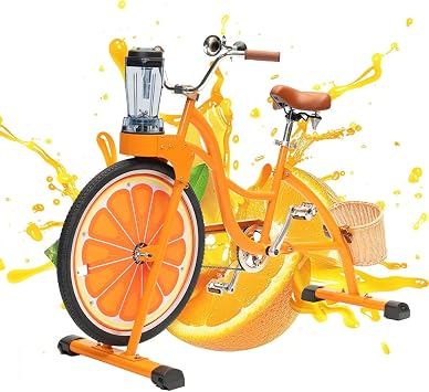 Pedal Powered Smoothie Bike for Adults, Non-Electric Bicycle Blender, Stationary Bike Juicer for Smoothies & Fruit Drinks, Event & Party Use