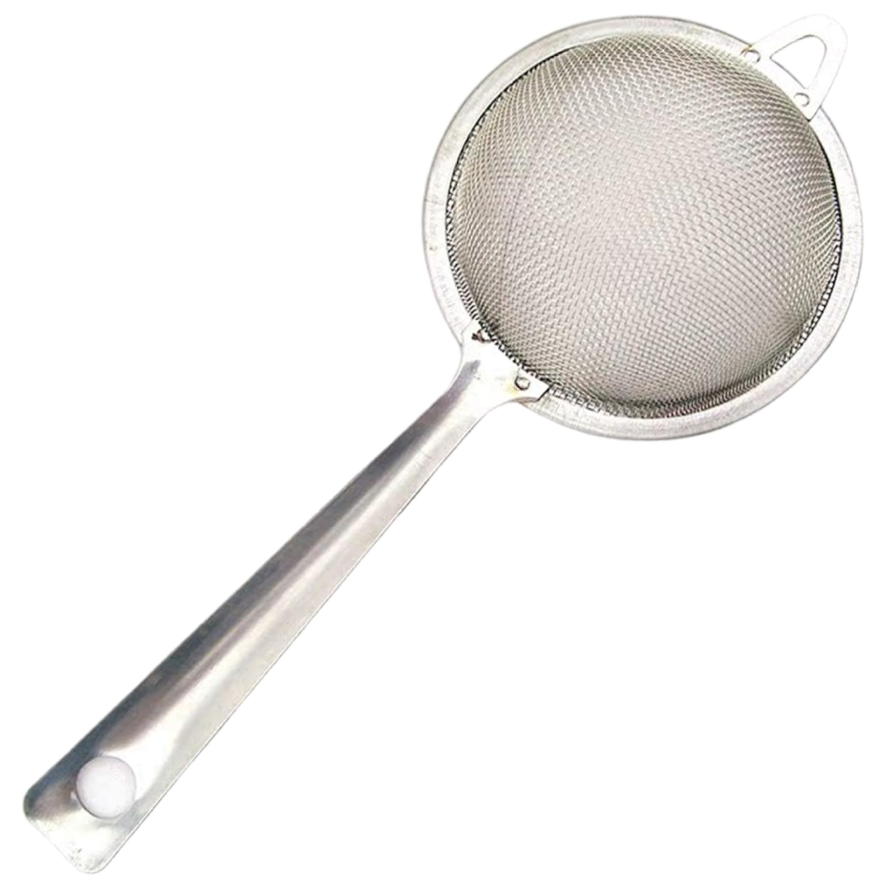 BeVistoso Fine Mesh Strainer Stainless Steel Matcha Sifter with Long Handle for Food Tea Rice Oil