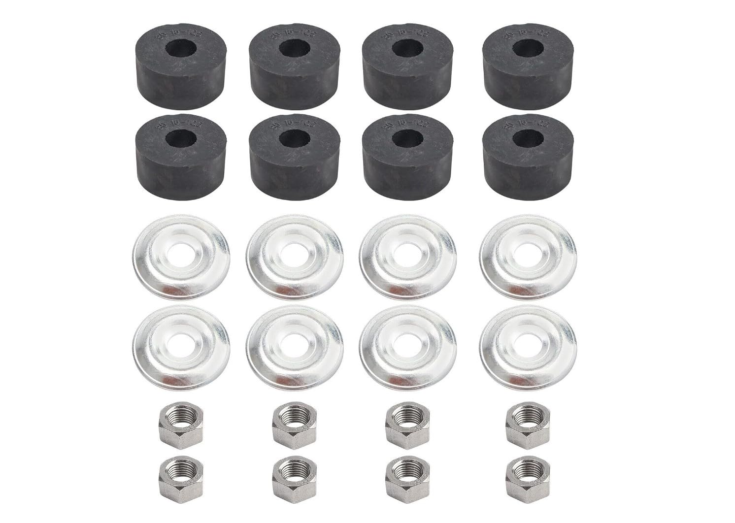 Shock Bushing Kit for Golf Cart Club Car DS/Precedent EZGO TXT/Marathon 1982-Up 710412961911 Model_TRD-RST-6436
