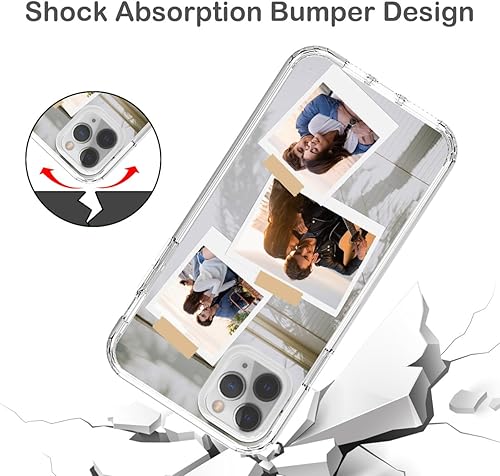 Miniatura 5 de Funda de teléfono personalizada con múltiples fotos para iPhone 11 Pro Max, imágenes de collage personalizado, 360 grados, cubierta de teléfono de