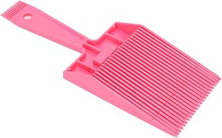Pente de corte de cabelo liso para barbearia e barbearia, com parte superior plana, ABS para uso profissional, cortador de cabelo, uso doméstico, pente de corte de cabelo