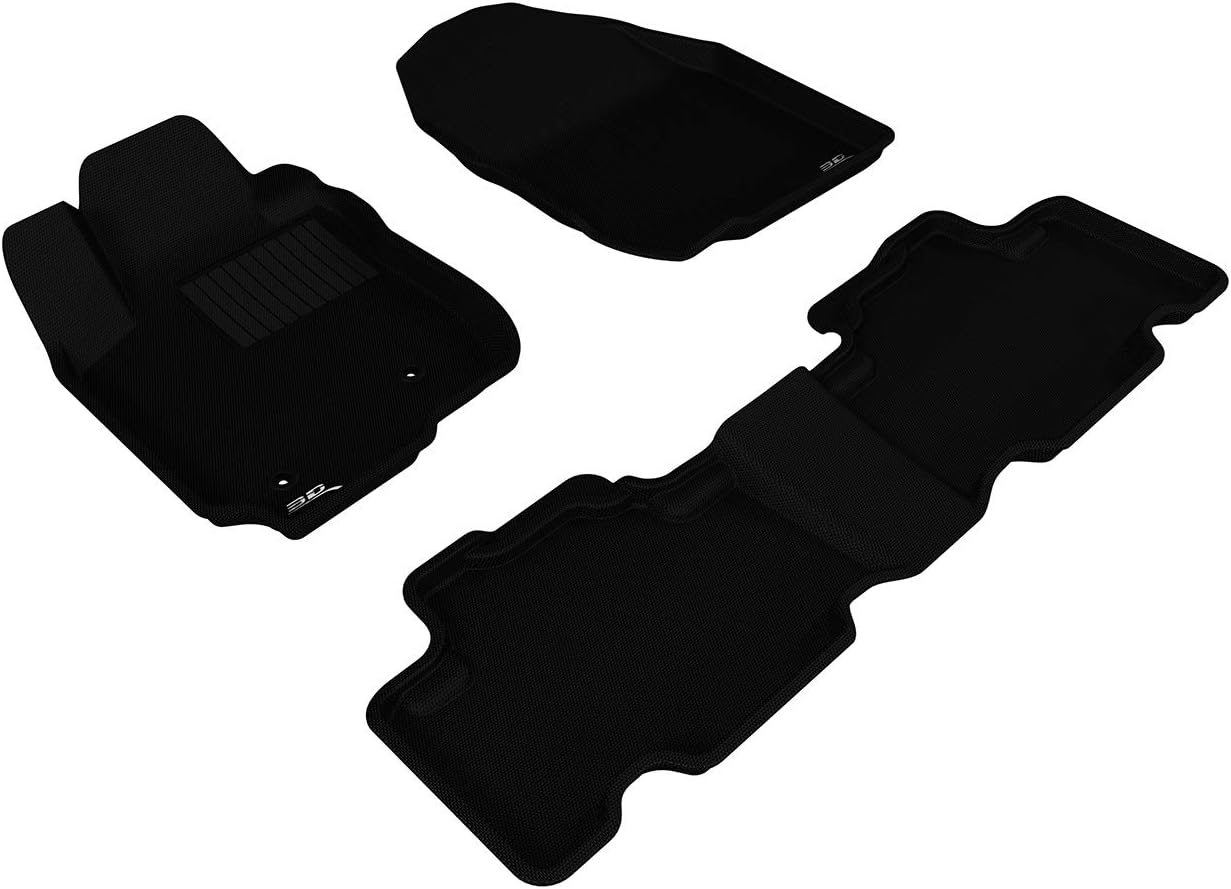 3D MAXpider Complete Set Custom Fit AllWeather Floor Mat for Select