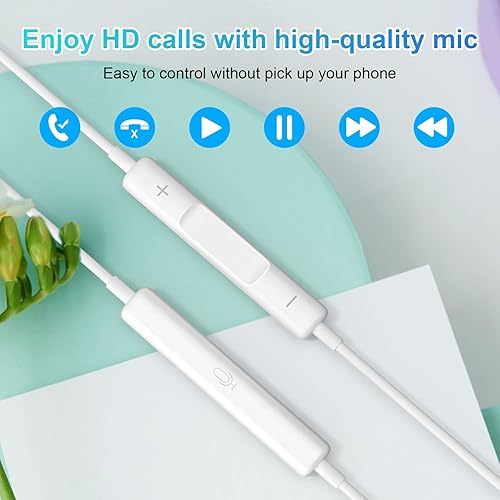 Miniatura 5 de Aolcev Auriculares USB C con cable USB con micrófono para iPhone 15 Series iPad MacBook Deep Bass USB Tipo C Auriculares para Samsung Galaxy S24