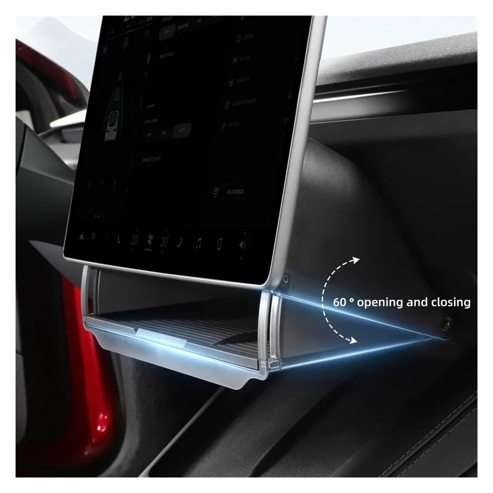 Przycisk deski rozdzielczej Do Tesla Model Y Hidden Storage Box