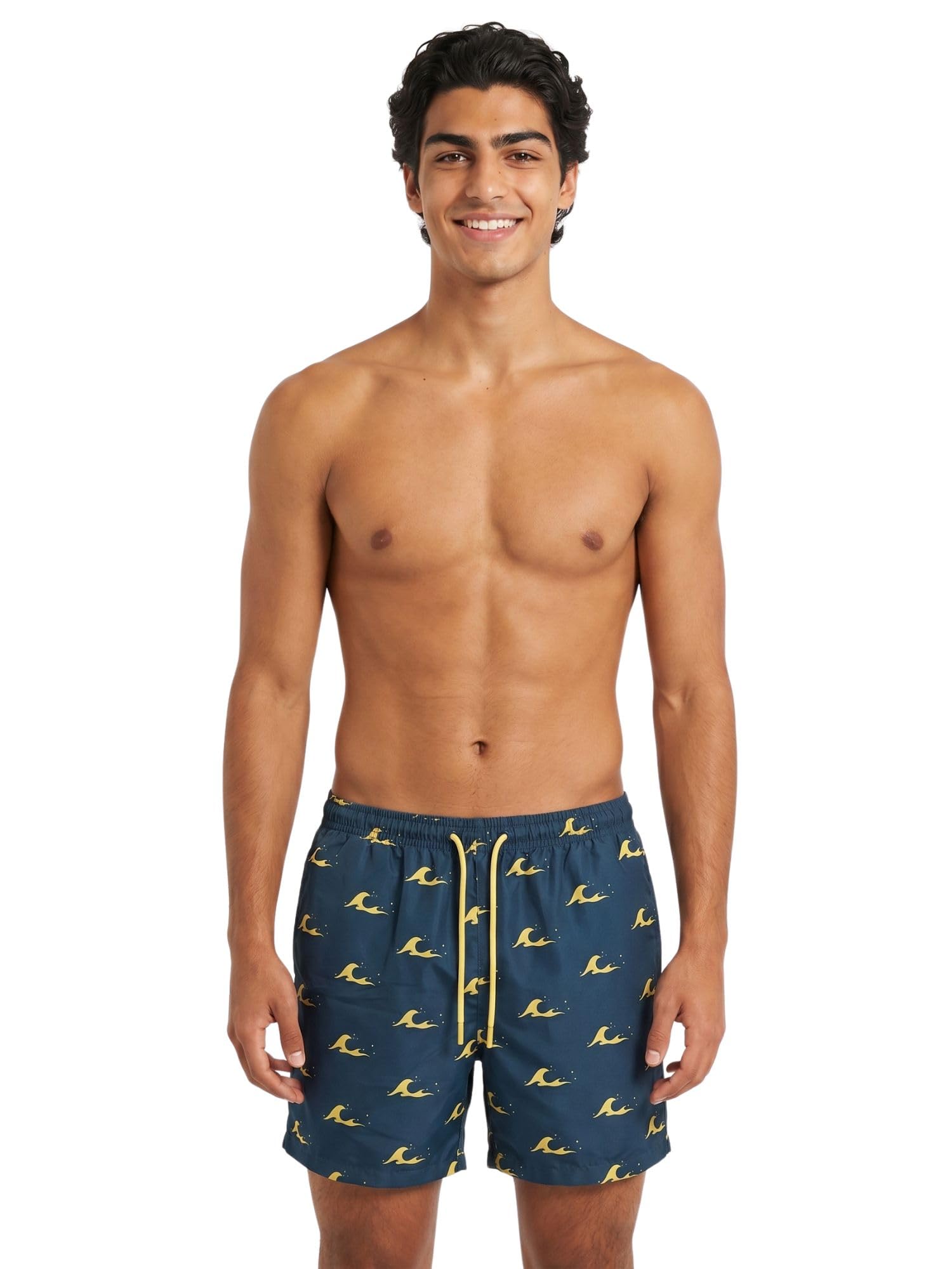 Bummer Men’s Quick-Dry Printed Swim Shorts for Adult | Lightweight Swim Trunks with Inner Mesh | Soft Waistband, Deep Pockets & Velcro Pocket | Beach, Pool & Vacation Swimwear Suit Costume for Man-picture-12