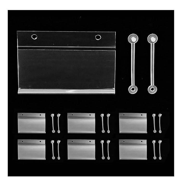 Buy 140 PCS Plastic Wire Shelf Label Holder Shelf Label Holders 3.1