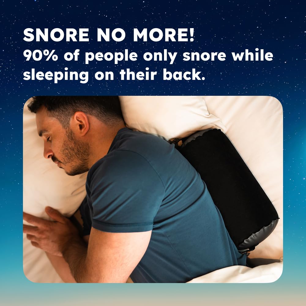 Backpack for Side Sleep Posture - Inflatable Calma Air V3, Anti Snoring Side Sleeper Pillow, Comfortably Attaches to Any Clothes and Keeps You in a Healthy Sleeping Position — Amazon image 4
