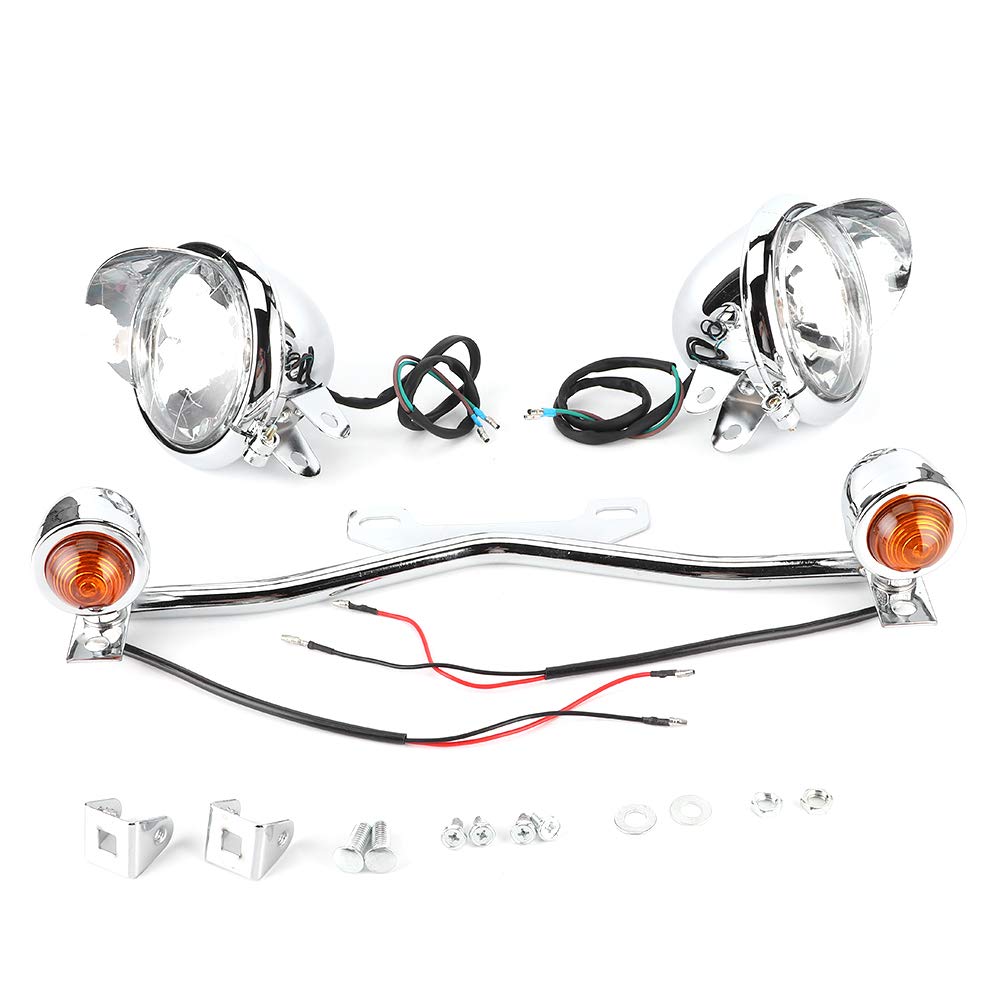 Wysoka jasność, Niski Pobór Mocy Lampa Przeciwmgielna, Niezbędne Akcesoria Montażowe, do Hondy Shadow VT 750 1100 VTX 1300 1800 z Chopperami/bobber/cruiser do zastosowań