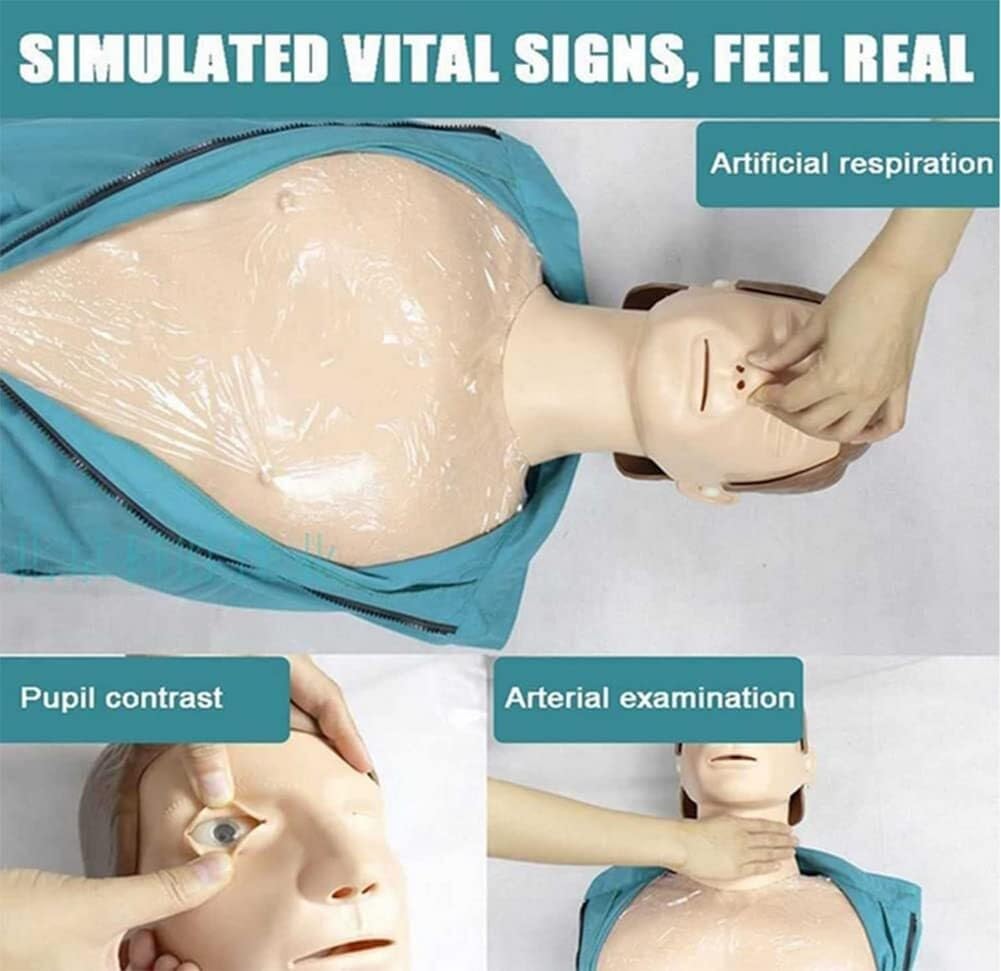CPR-Trainingspuppe, Ganzkörper-CPR-Trainingspuppen-Kit für medizinisches Trainings-Lehrmaterial