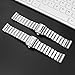 ORFKMF Solid Stainless Steel Watch Band For Cartier Santos 100 Series Men's Wristband Bracelet 23mm Butterfly Buckle Watch Accessories (Color : Silver, Size : 23mm)