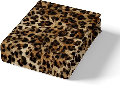 Miniatura 10 de Juego de funda de edredón con estampado de leopardo, estampado de guepardo africano, para niños, niñas, adolescentes, decoración de animales de