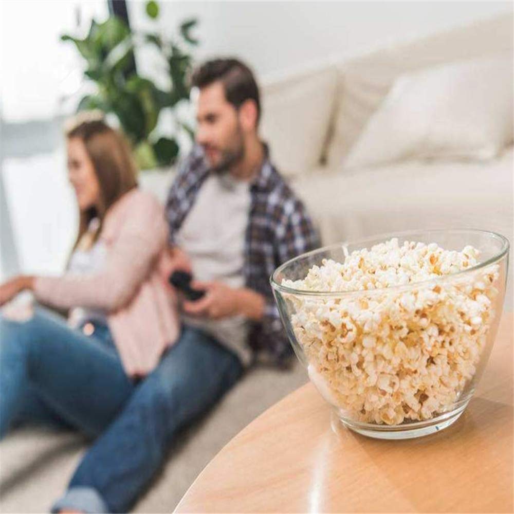 Macchina elettrica per Popcorn ad Aria Calda, con Coperchio Rimovibile, Macchina per soffiare Il Mais, Adatta per l'uso Domestico in Cucina, Senza Olio, Ideale per i Bambini, Bianco