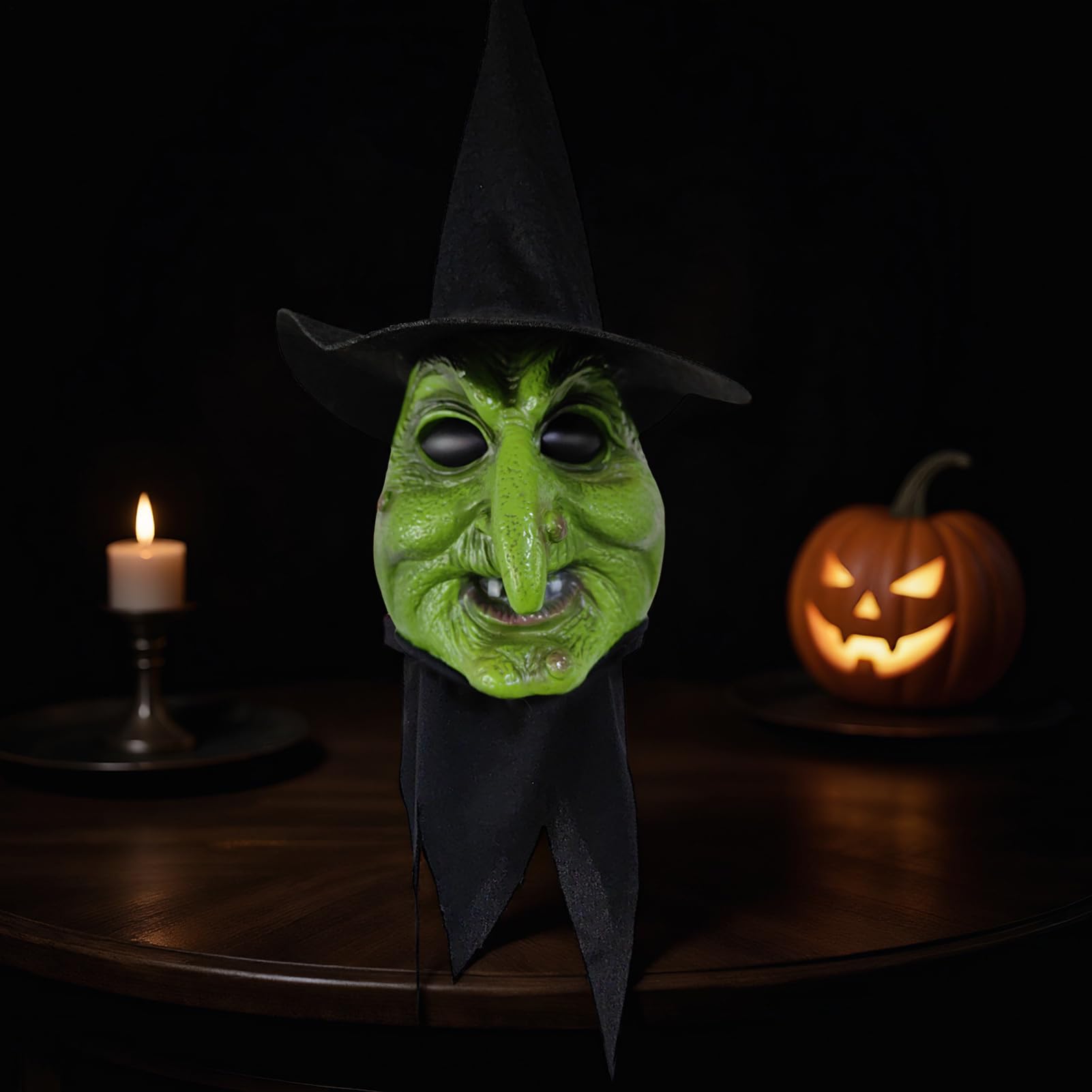 Halloween-Dekoration, blinkendes Zubehör für Cosplay | Halloween-Dekoration mit Licht- und Soundeffekten für Streiche im Haus oder im Haus
