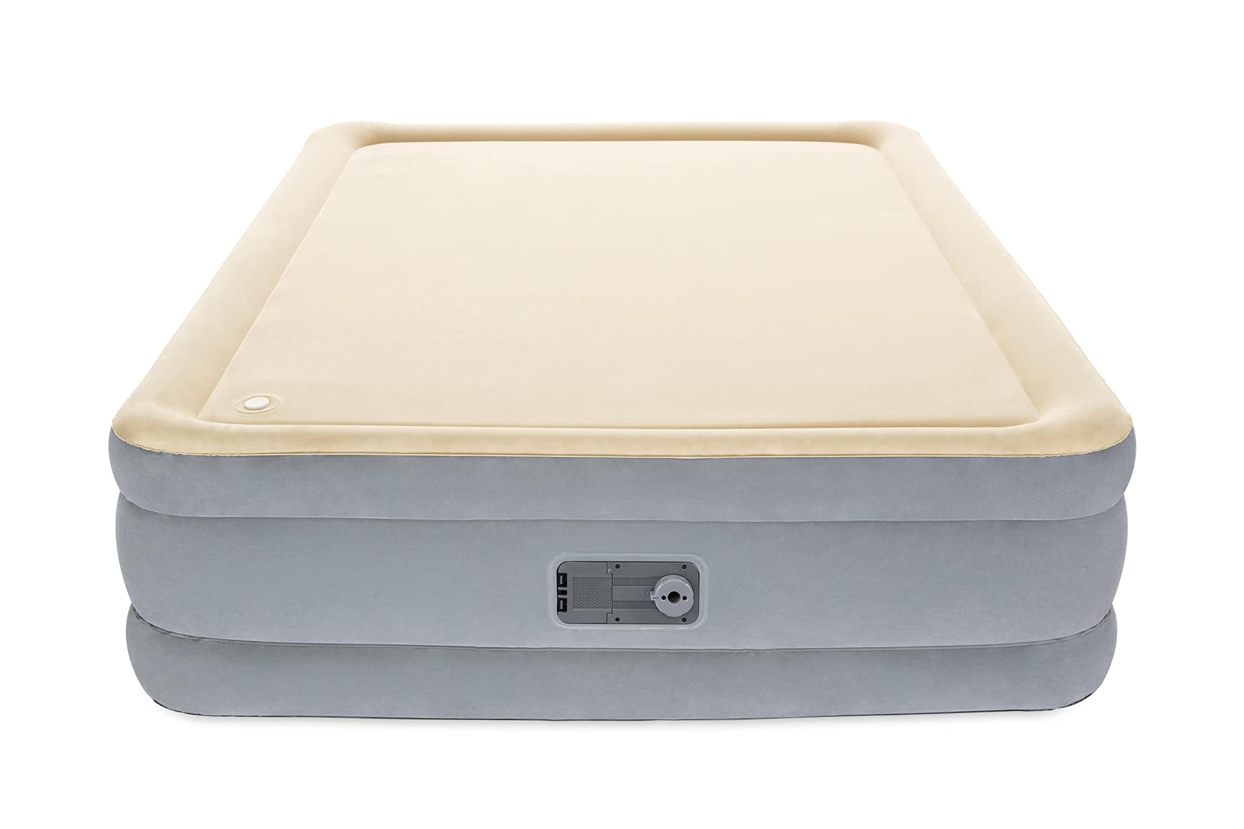 Bestway 67486-3 Materasso gonfiabile matrimoniale Foam Top da 2.03 m x 1.52 m x 46 cm con pompa integrata
