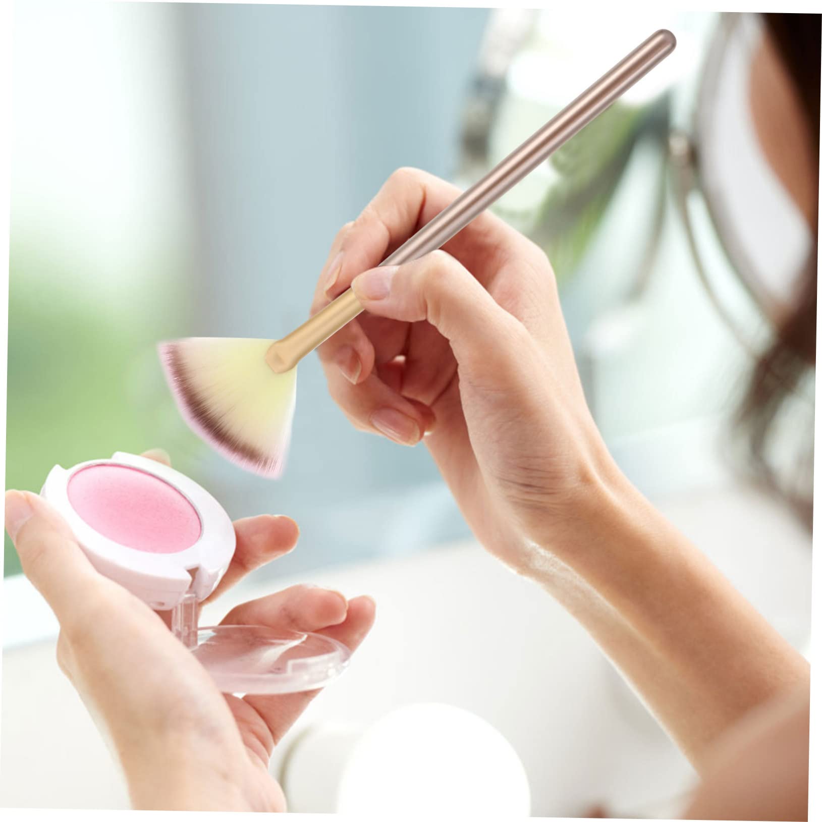 FRCOLOR 27pezzi Per Makeup Per Contouring e Blush Morbidi Per Illuminarie e Ombretto Per e Applicazioni Precise
