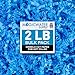 Crinkle Cut Paper Shred Filler (2 LB) for Gift Wrapping & Basket Filling - Light Blue | MagicWater Supply