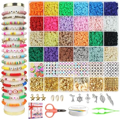 Redtwo 6800 pcs Clay Beads Kit Cover